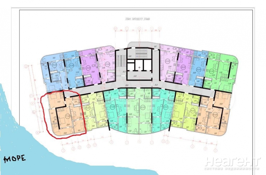 Продается 3-х комнатная квартира, 71,4 м²