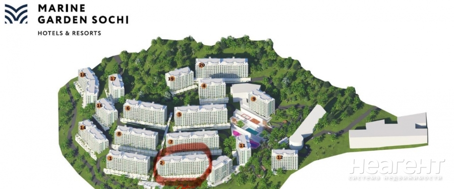 Продается 2-х комнатная квартира, 49,73 м²