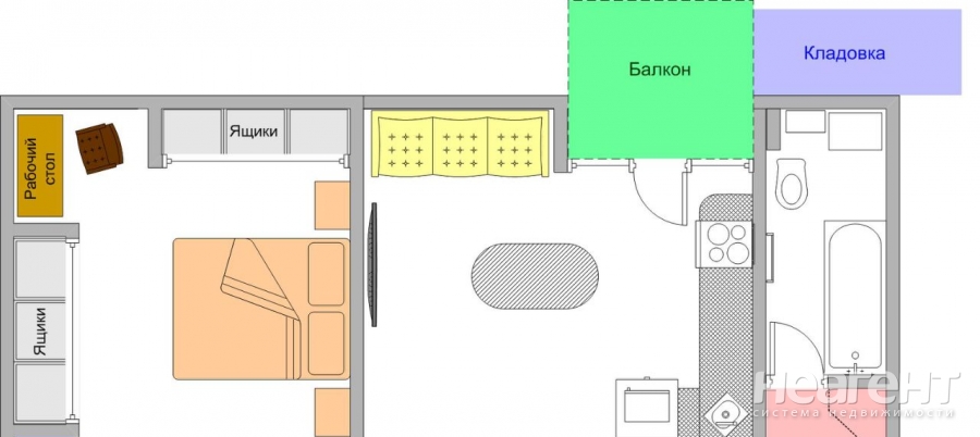 Продается 2-х комнатная квартира, 47,7 м²