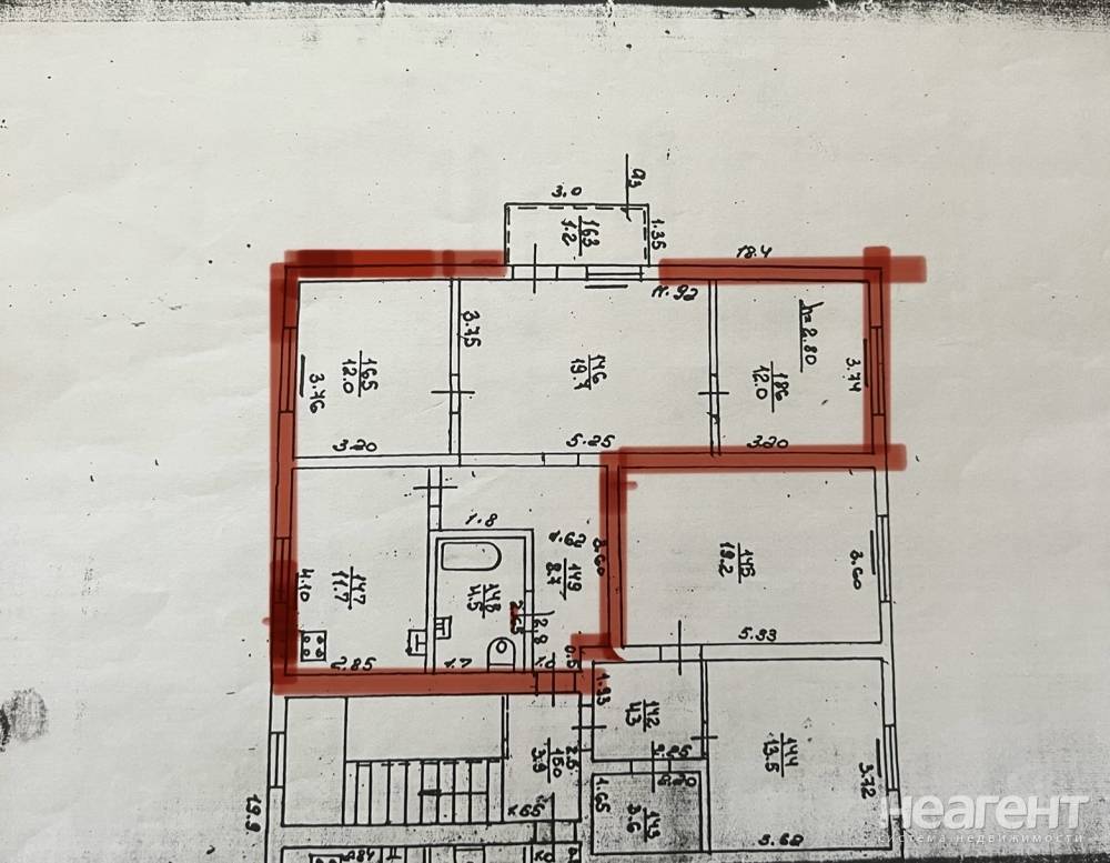 Продается 3-х комнатная квартира, 69,5 м²