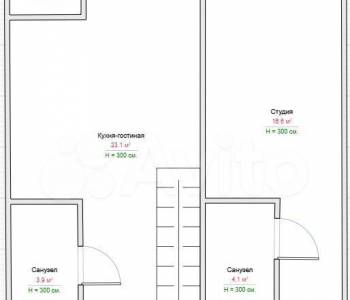 Продается Многокомнатная квартира, 100 м²