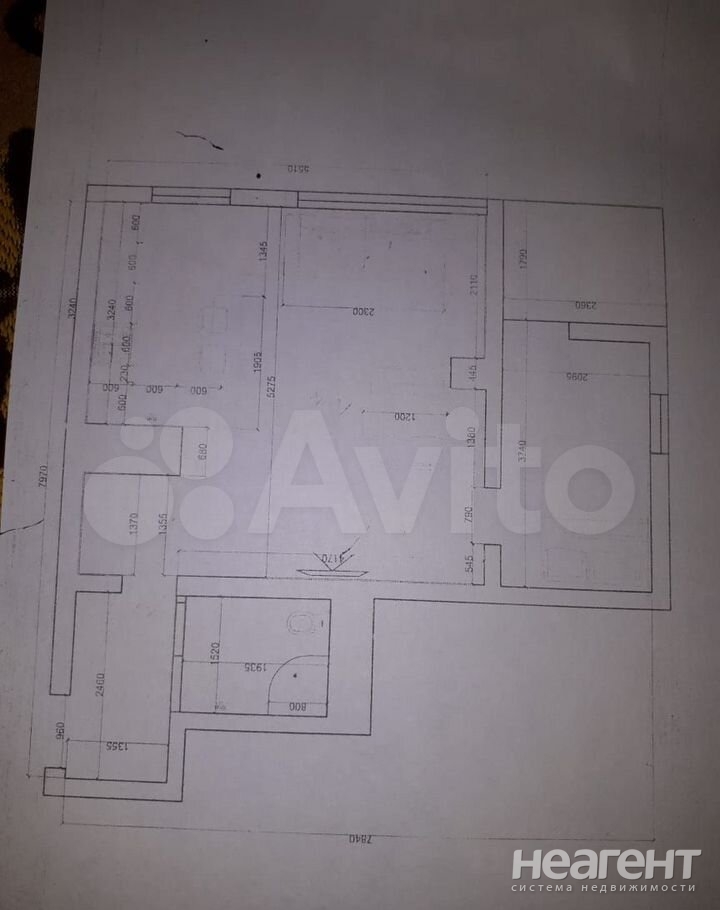 Продается 2-х комнатная квартира, 46,6 м²