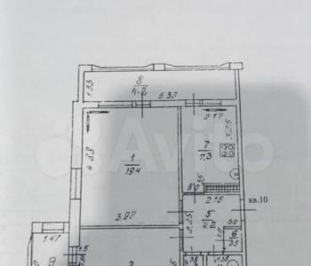 Продается 2-х комнатная квартира, 53 м²