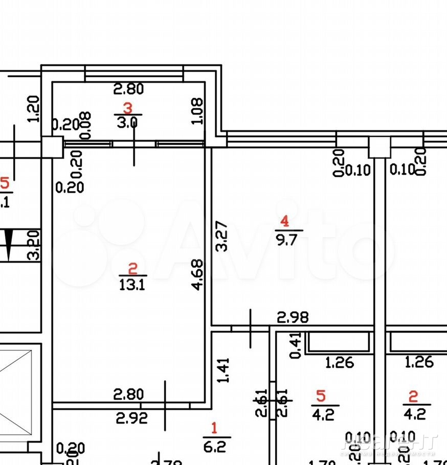 Продается 1-комнатная квартира, 36,6 м²