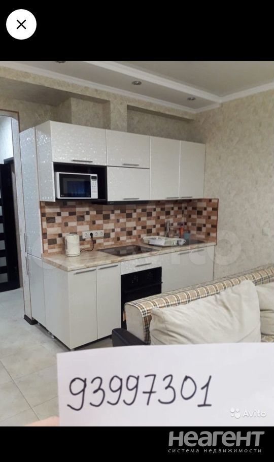 Сдается 1-комнатная квартира, 40 м²