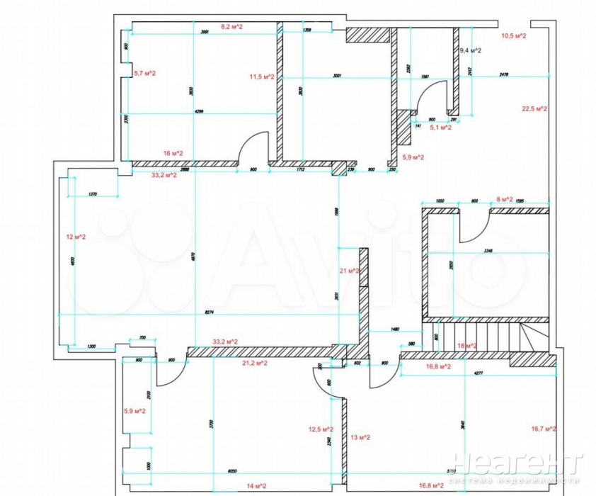 Продается Многокомнатная квартира, 159,2 м²