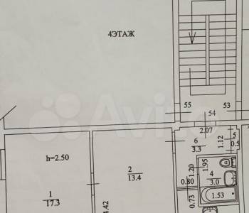 Продается 2-х комнатная квартира, 44 м²