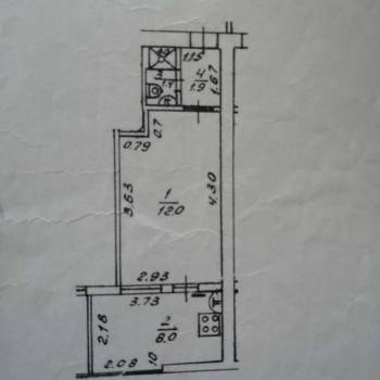 Продается 1-комнатная квартира, 24 м²