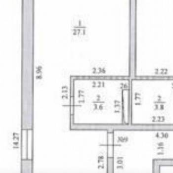 Продается 1-комнатная квартира, 31,1 м²