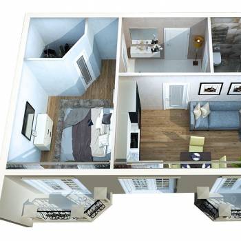 Продается 1-комнатная квартира, 48 м²