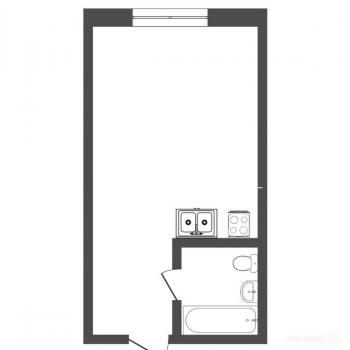 Продается 1-комнатная квартира, 26 м²