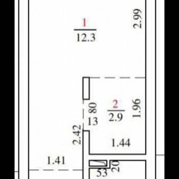 Продается 1-комнатная квартира, 23 м²