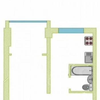 Продается 1-комнатная квартира, 30 м²