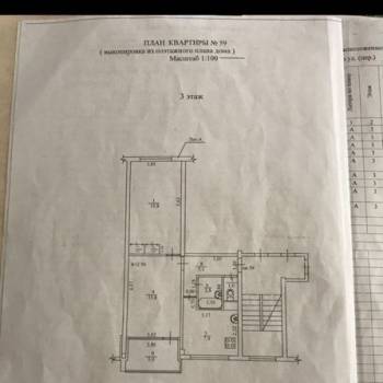 Продается 2-х комнатная квартира, 55 м²