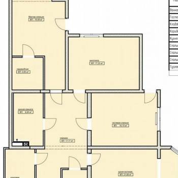 Продается 2-х комнатная квартира, 61 м²