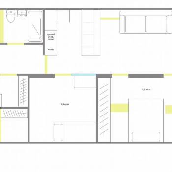 Продается 2-х комнатная квартира, 60 м²