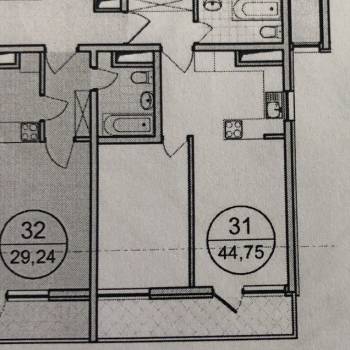 Продается 1-комнатная квартира, 44 м²
