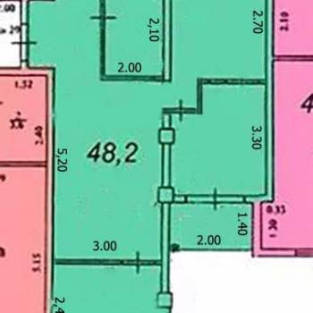 Продается 3-х комнатная квартира, 40,9 м²