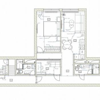 Продается 1-комнатная квартира, 80,2 м²