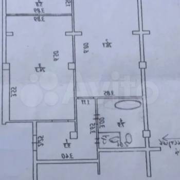 Продается 2-х комнатная квартира, 75 м²