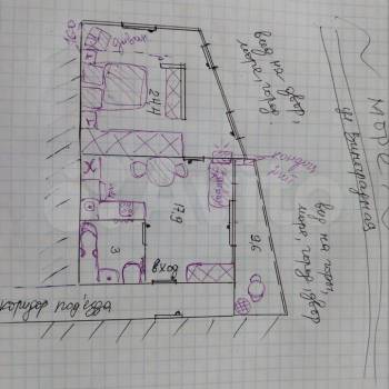 Продается 2-х комнатная квартира, 54,7 м²