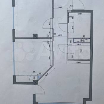 Продается 1-комнатная квартира, 59,6 м²