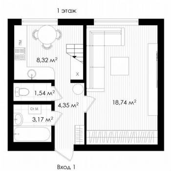 Продается 3-х комнатная квартира, 65,3 м²