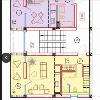 Продается 3-х комнатная квартира, 59,2 м²
