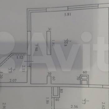 Продается 1-комнатная квартира, 42,5 м²