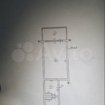 Продается 1-комнатная квартира, 39 м²