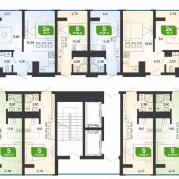 Продается 2-х комнатная квартира, 45 м²
