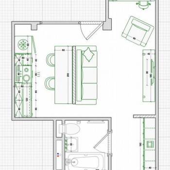 Продается 1-комнатная квартира, 27,5 м²