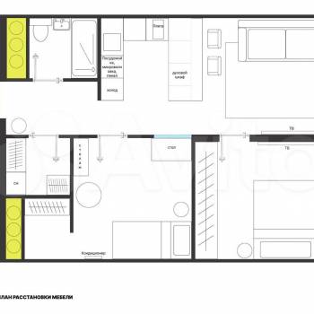 Продается 3-х комнатная квартира, 60 м²