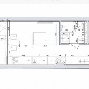 Продается 1-комнатная квартира, 36,8 м²