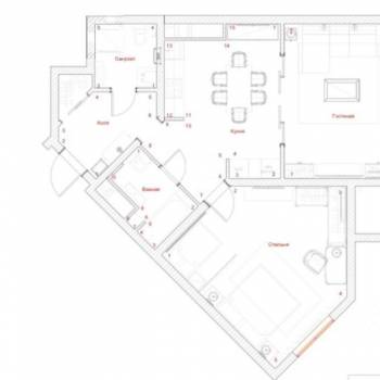 Продается 1-комнатная квартира, 87 м²