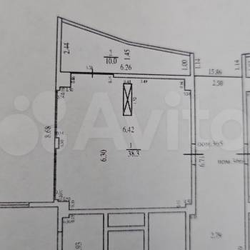 Продается 1-комнатная квартира, 48,3 м²