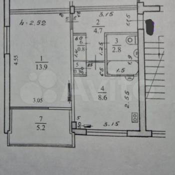 Продается 1-комнатная квартира, 31 м²