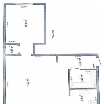 Продается 2-х комнатная квартира, 47 м²