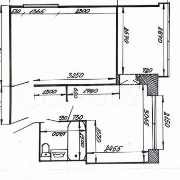 Продается 2-х комнатная квартира, 35 м²