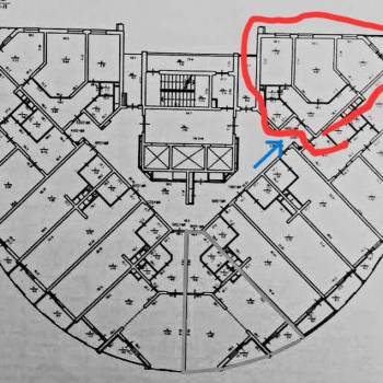 Продается 2-х комнатная квартира, 56 м²