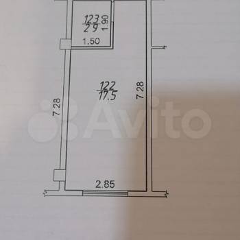 Продается 1-комнатная квартира, 20,4 м²