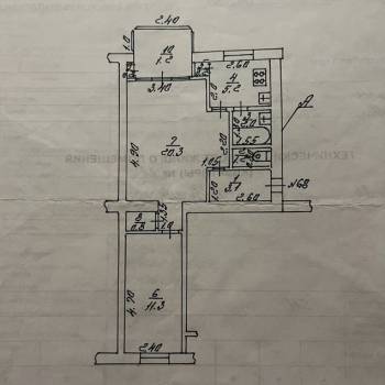 Продается 2-х комнатная квартира, 45 м²