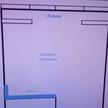 Продается 1-комнатная квартира, 32 м²