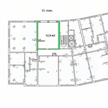 Продается 2-х комнатная квартира, 52,8 м²