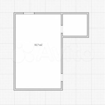 Продается 1-комнатная квартира, 32,7 м²