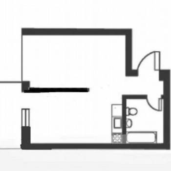 Продается 1-комнатная квартира, 28 м²