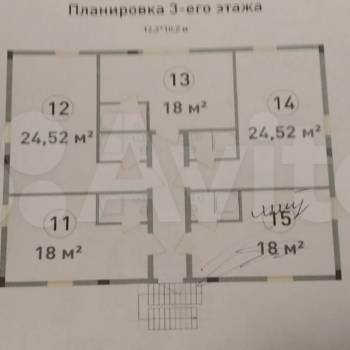 Продается 1-комнатная квартира, 18 м²