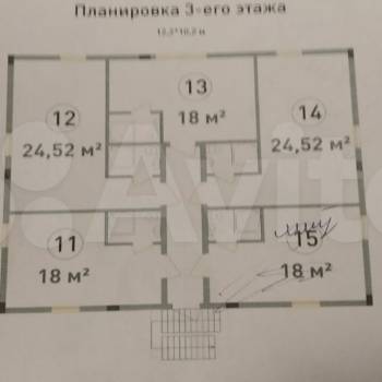 Продается 1-комнатная квартира, 18 м²