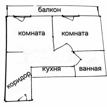 Продается 2-х комнатная квартира, 34,7 м²