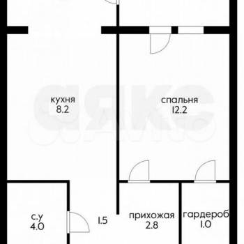 Продается 2-х комнатная квартира, 42 м²